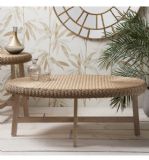 Gardenia Chunky Oval Coffee Table Natural